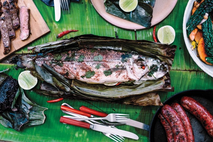 Whole Roasted Sea Bass