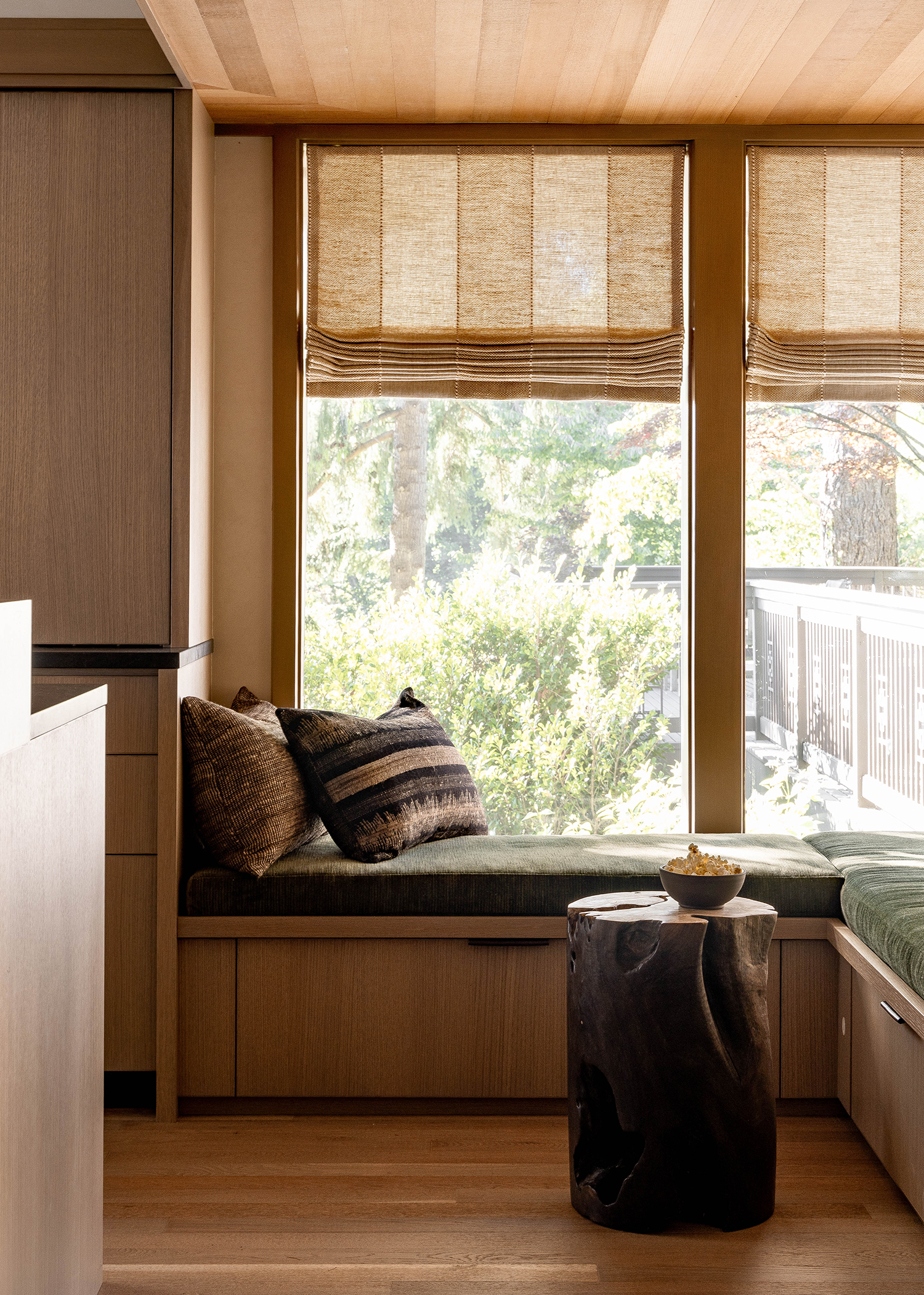 Window Seat in Seattle House by Hoedemaker Pfeiffer