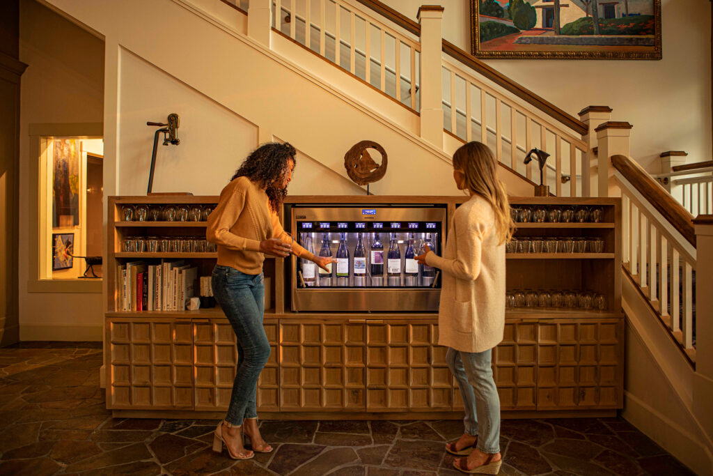 Wine Wall at The Lodge at Sonoma