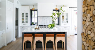 Wooden Kitchen Stools by Ashley Clark