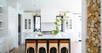 Wooden Kitchen Stools by Ashley Clark