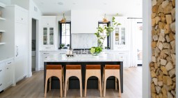 Wooden Kitchen Stools by Ashley Clark
