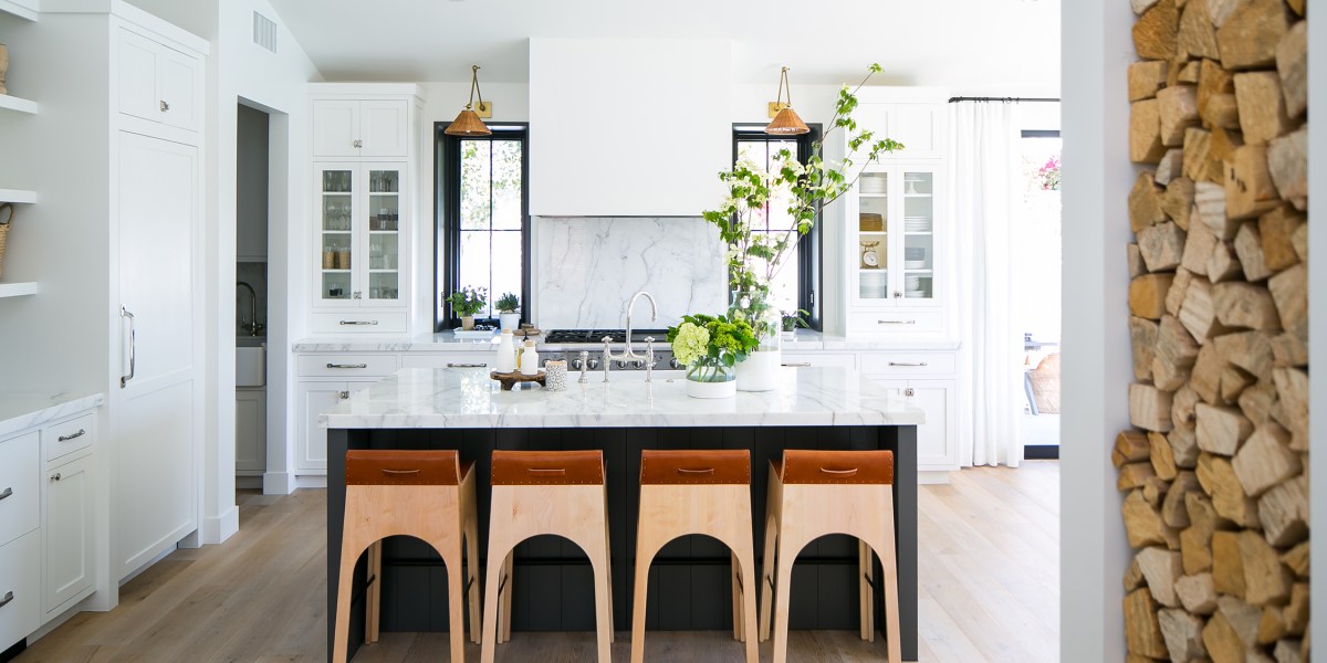 Wooden Kitchen Stools by Ashley Clark