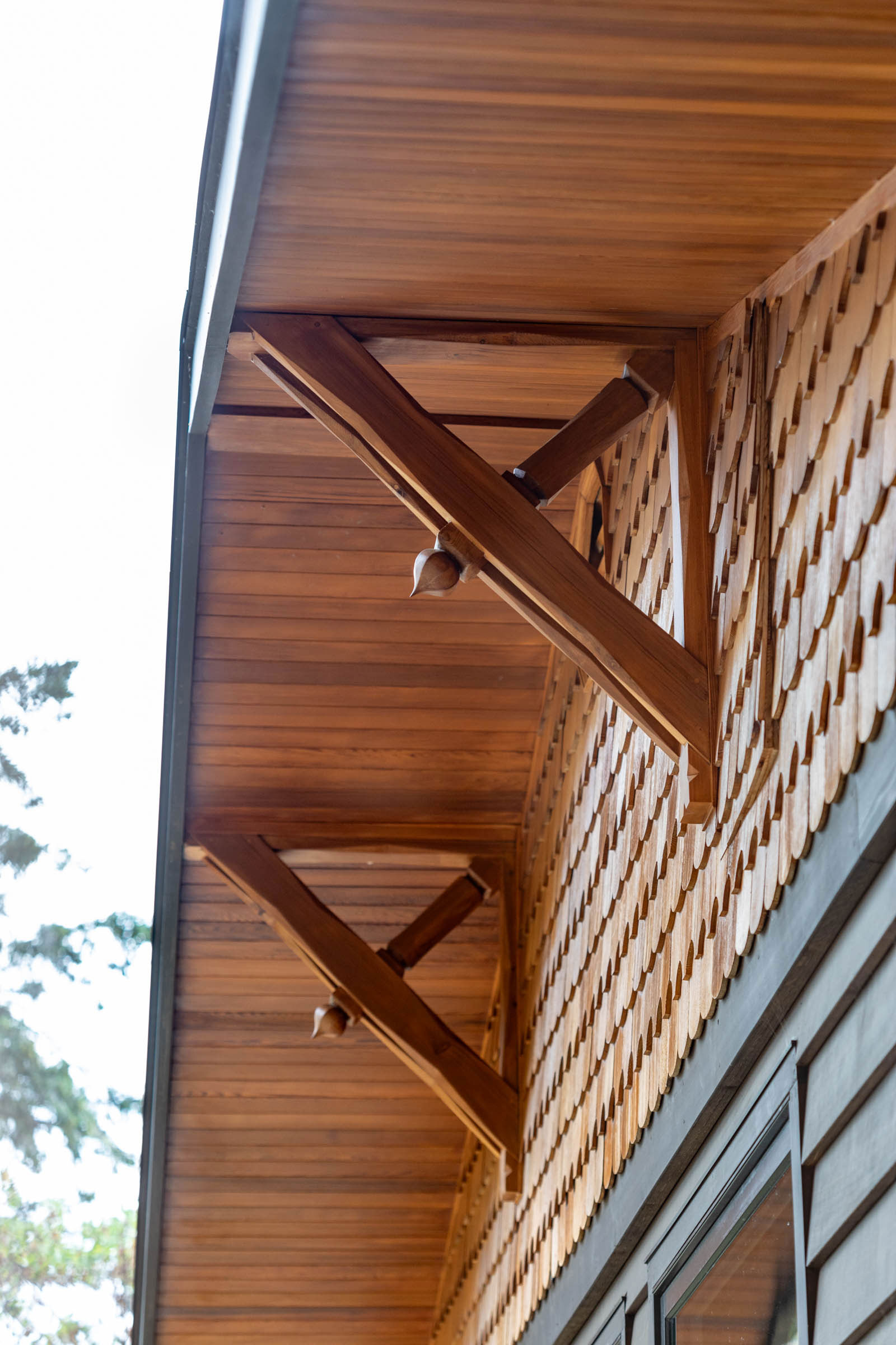 Woodworking Details in Orcas Island Cottage
