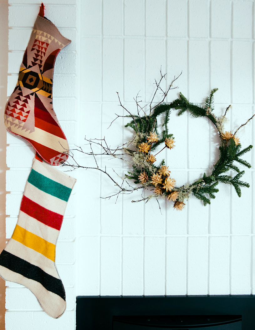 Wreath and Stockings